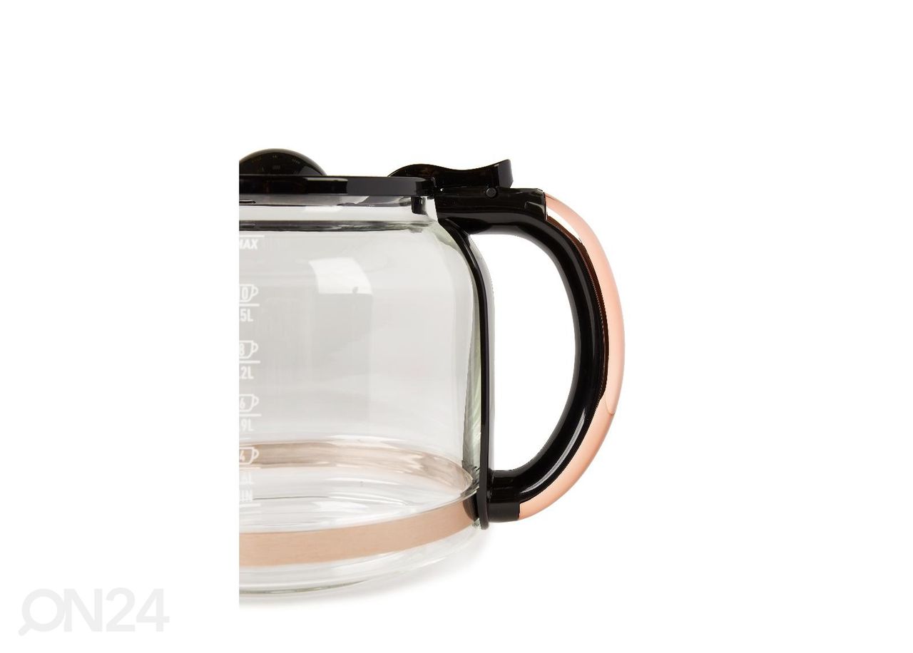 Kohvimasin Haden Black&Copper 1,8 L, must suurendatud