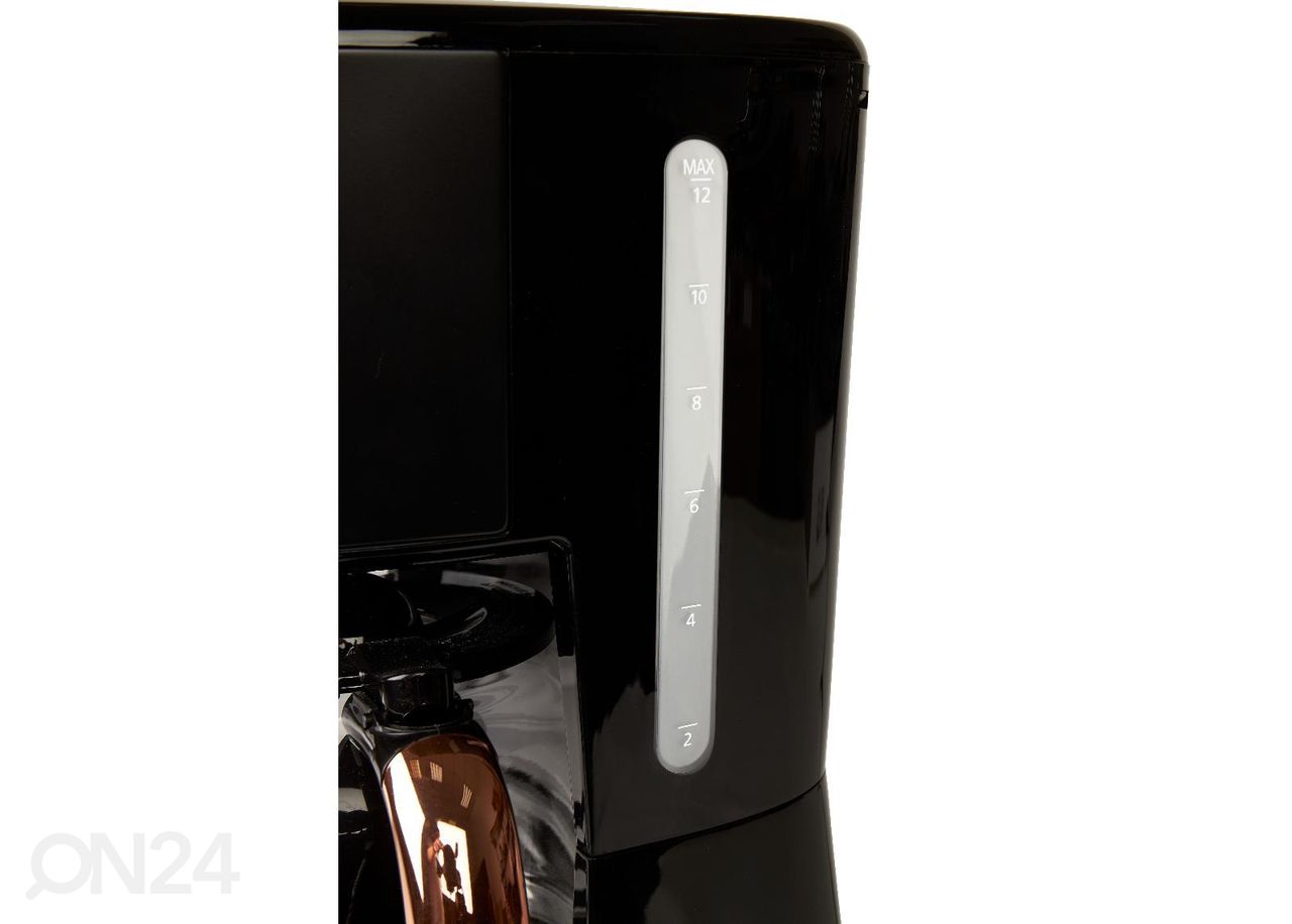 Kohvimasin Haden Black&Copper 1,8 L, must suurendatud