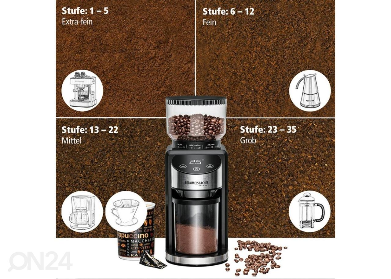 Kohviveski Rommelsbacher suurendatud