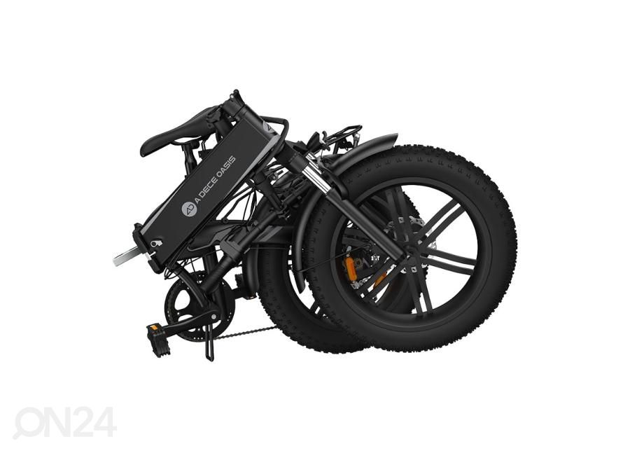 Kokkupandav elektrijalgratas ADO A20F BEAST, must suurendatud