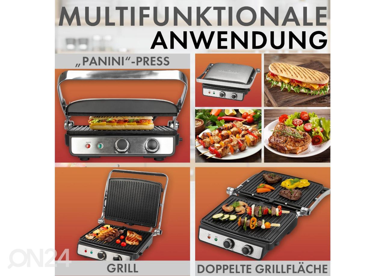 Kontaktgrill ProfiCook PCKG1264 suurendatud