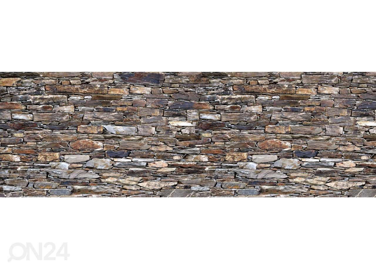 Köögi tagasein Old Traditional Stone Wall 180x60 cm suurendatud