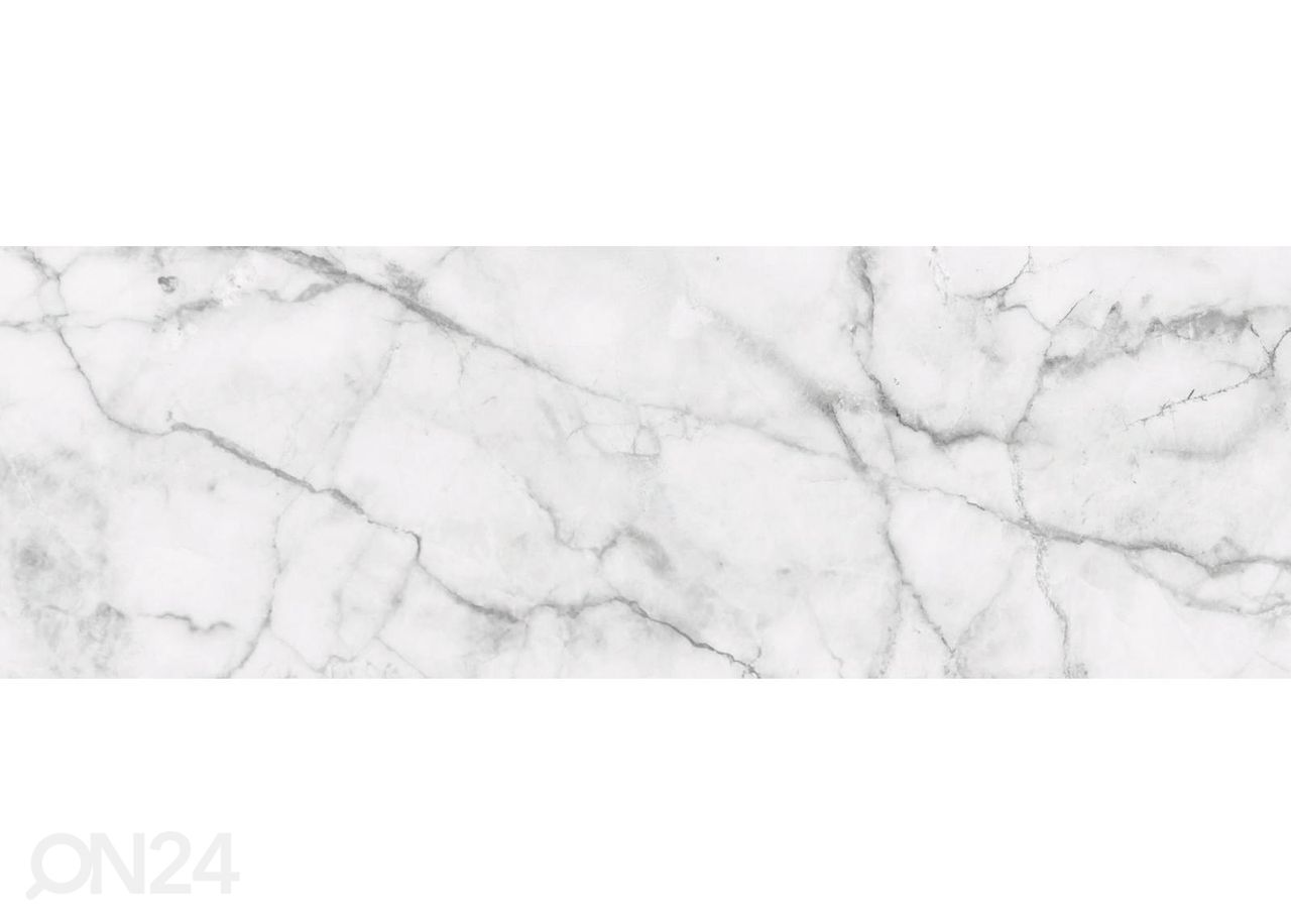 Köögi tagasein White Marble 350x60 cm suurendatud