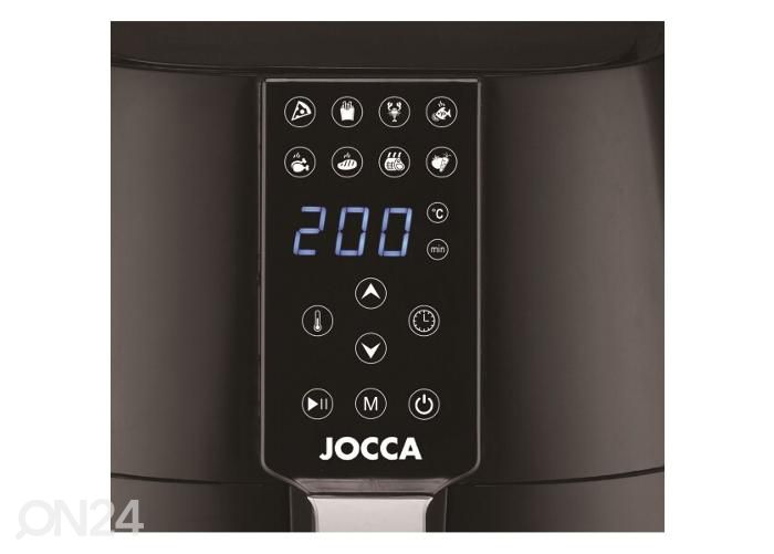 Kuumaõhufritüür Jocca 3,8 L, must suurendatud