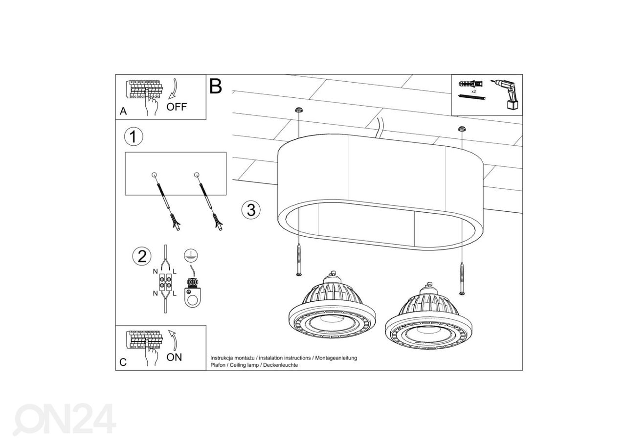 Laelamp Basic 2, betoon suurendatud