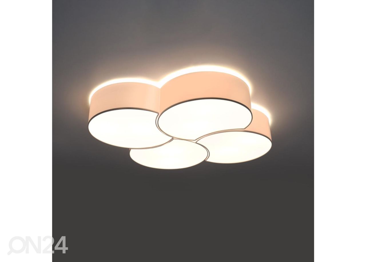 Laelamp Circle 4, valge suurendatud