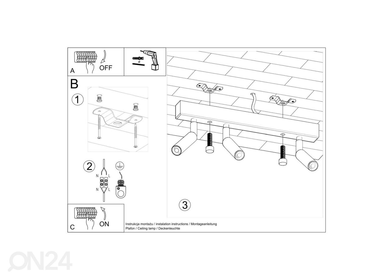 Laelamp Eyetech 3, must suurendatud