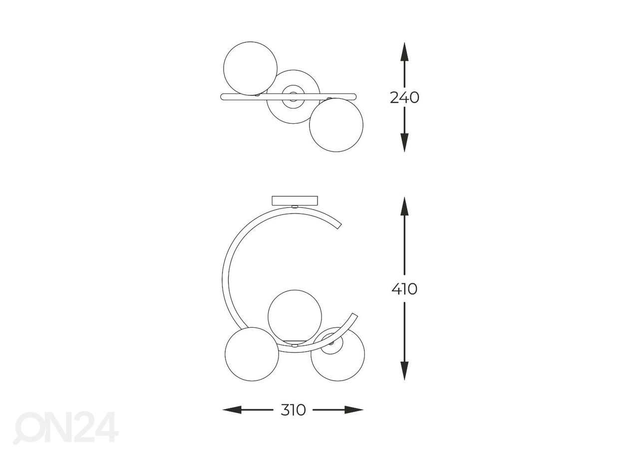 Laevalgusti Molecule 3 suurendatud