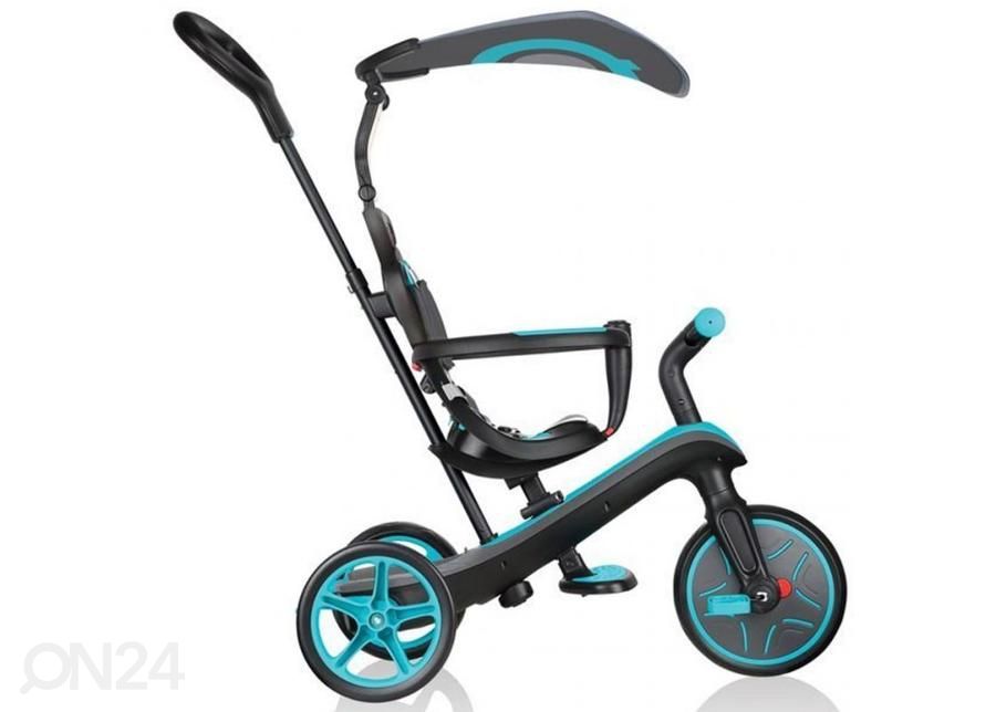 Laste jalutuskäru Smj Globber Teal Explorer Trike 4 in1 suurendatud