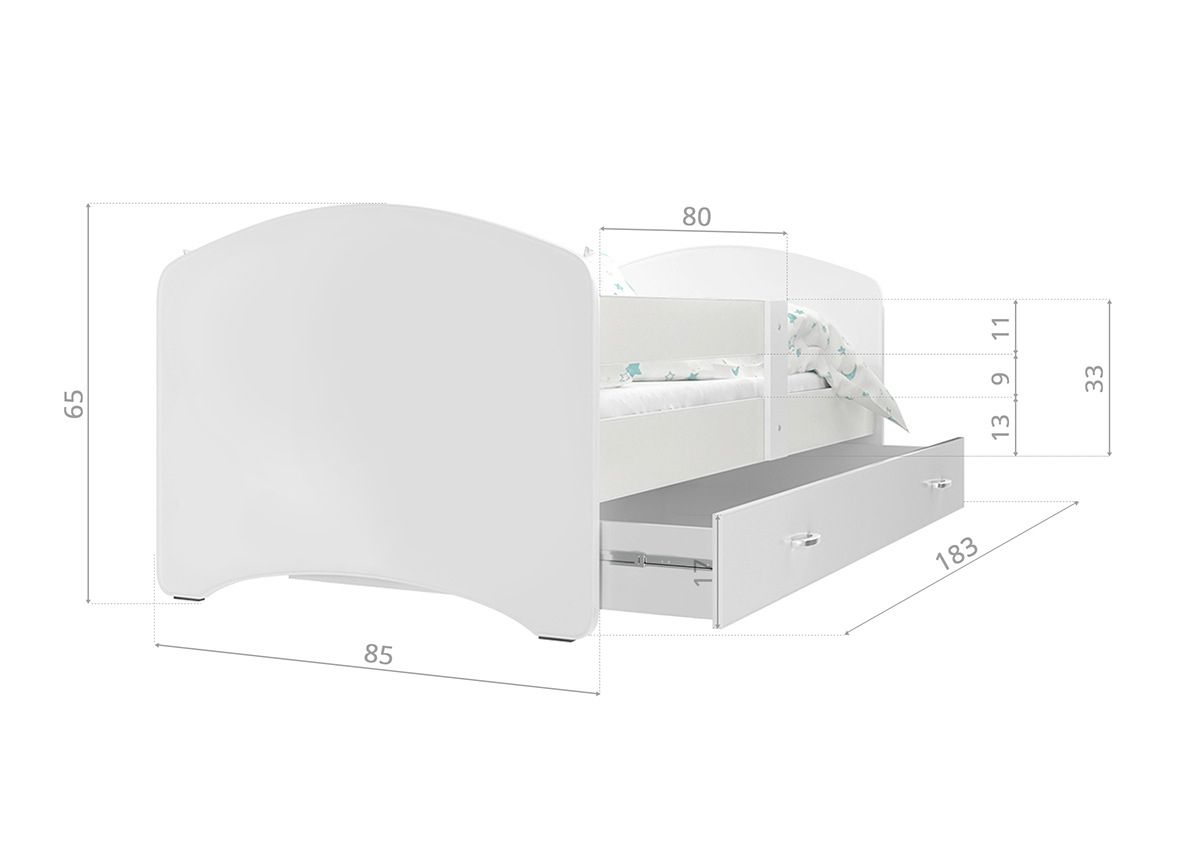 Lastevoodi 80x180 cm suurendatud