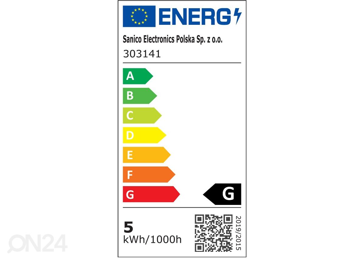 LED elektripirn E14 4,5 W 2 tk suurendatud