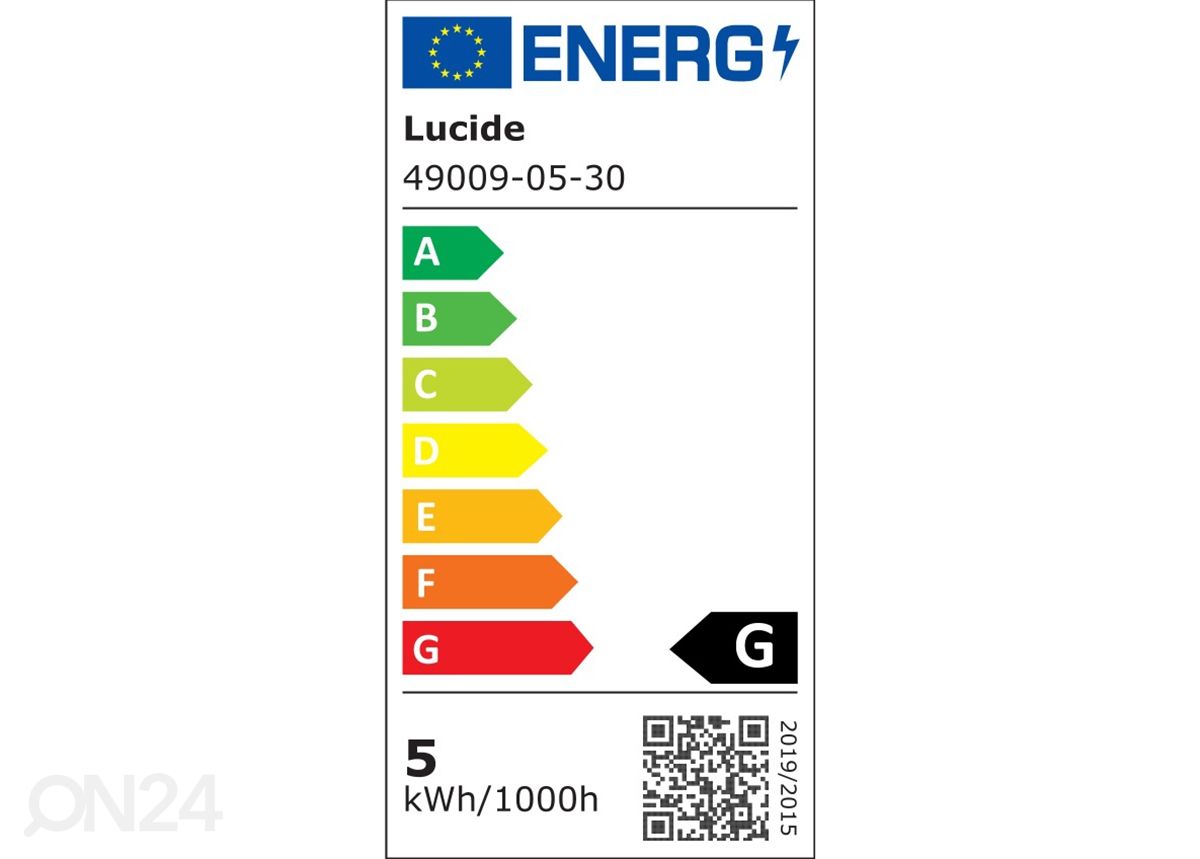 LED elektripirn GU10 5W, must suurendatud