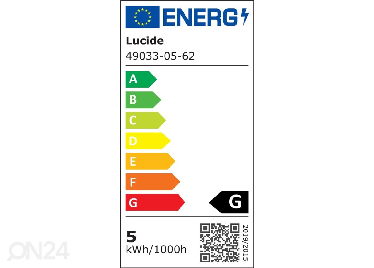 LED Filament pirn E27 G125 4,9 W suurendatud