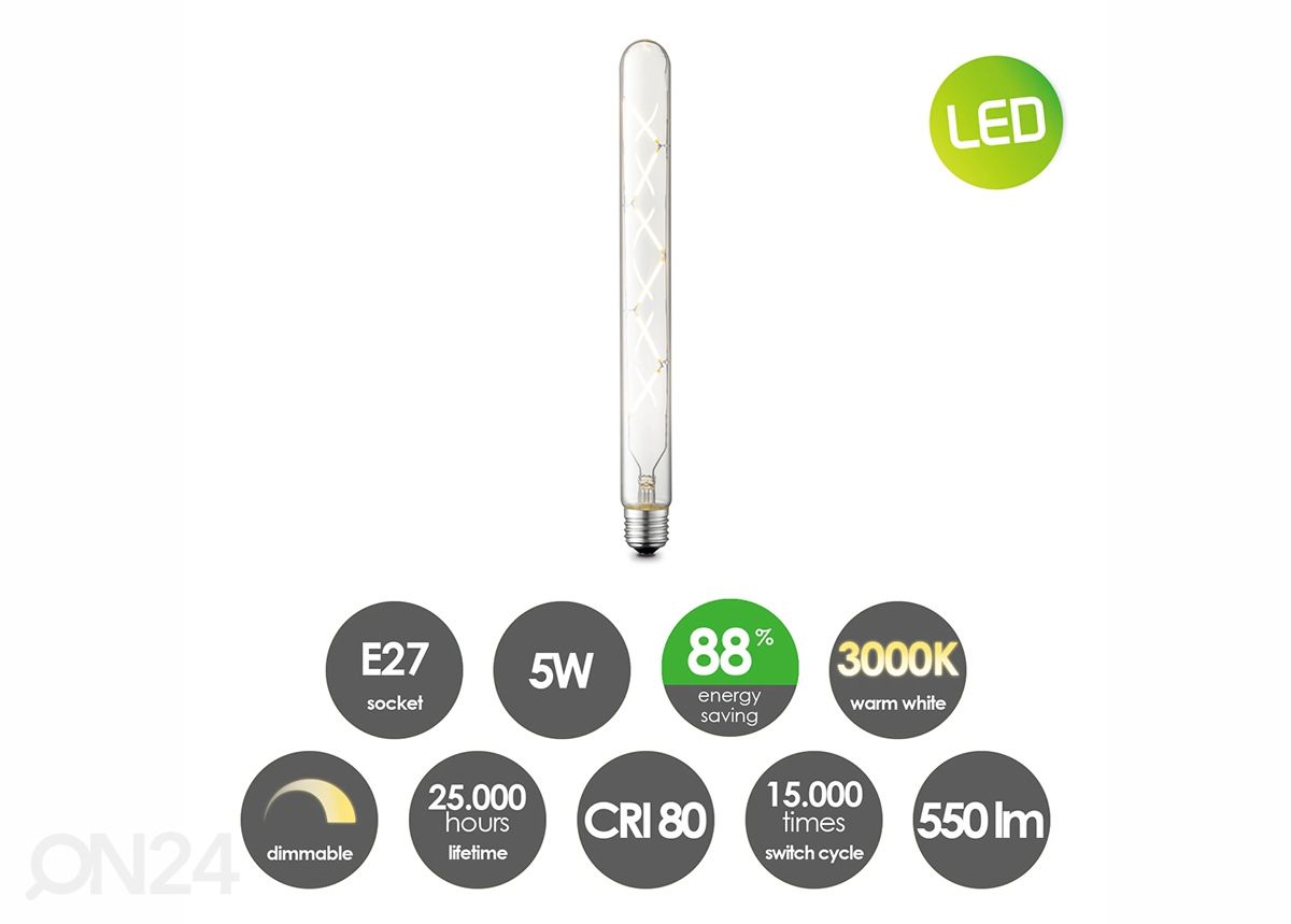 LED-pirn Totem, E27, 5W suurendatud