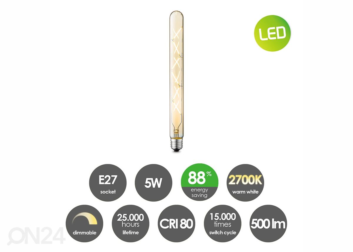 LED-pirn Totem, E27, 5W suurendatud