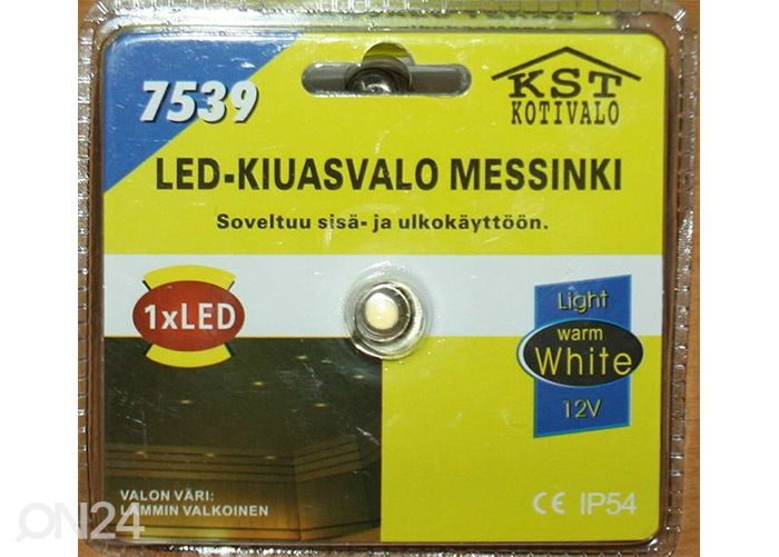 LED saunavalgusti lisapirn 1 x 0,2 W suurendatud