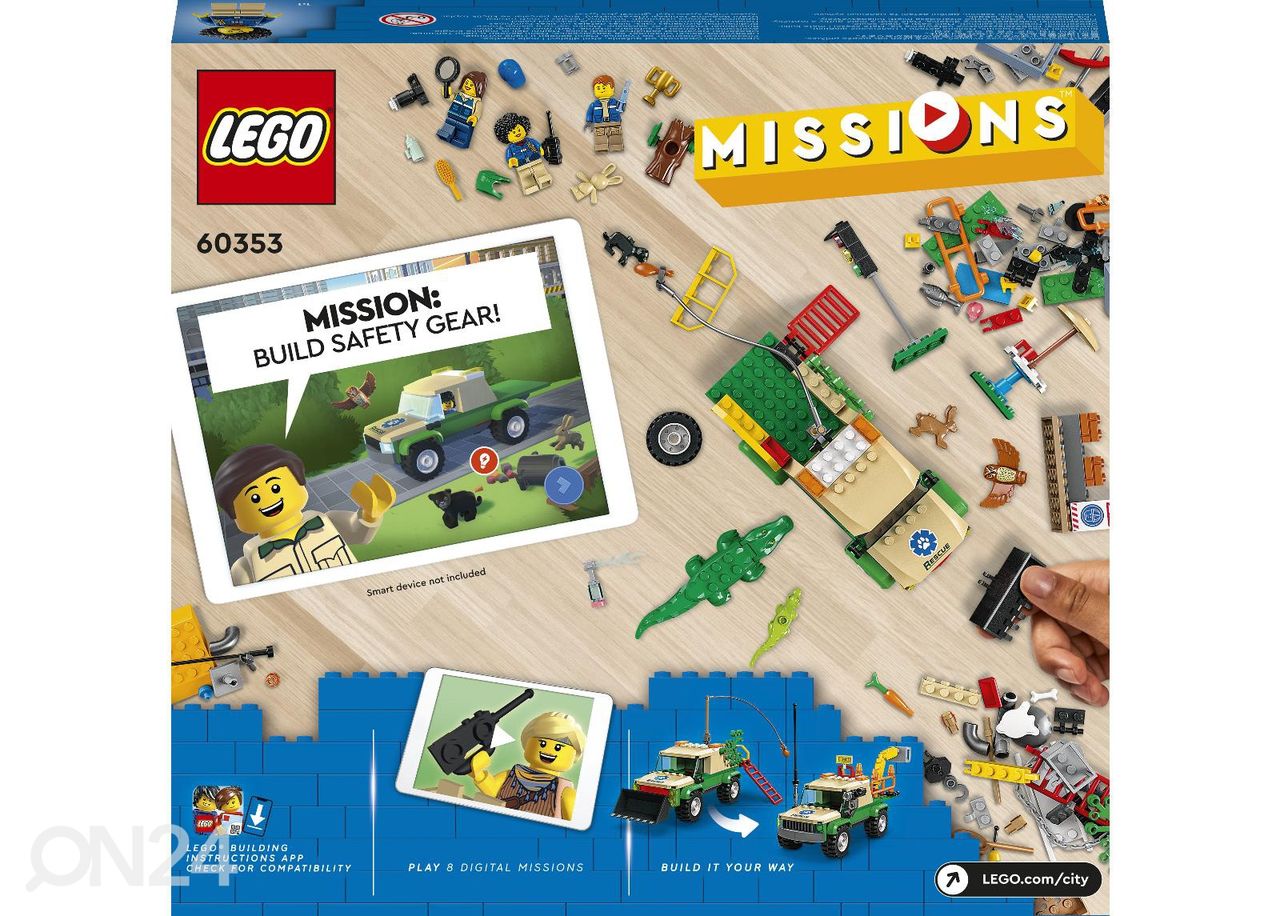 LEGO City Metsloomade päästemissioonid suurendatud