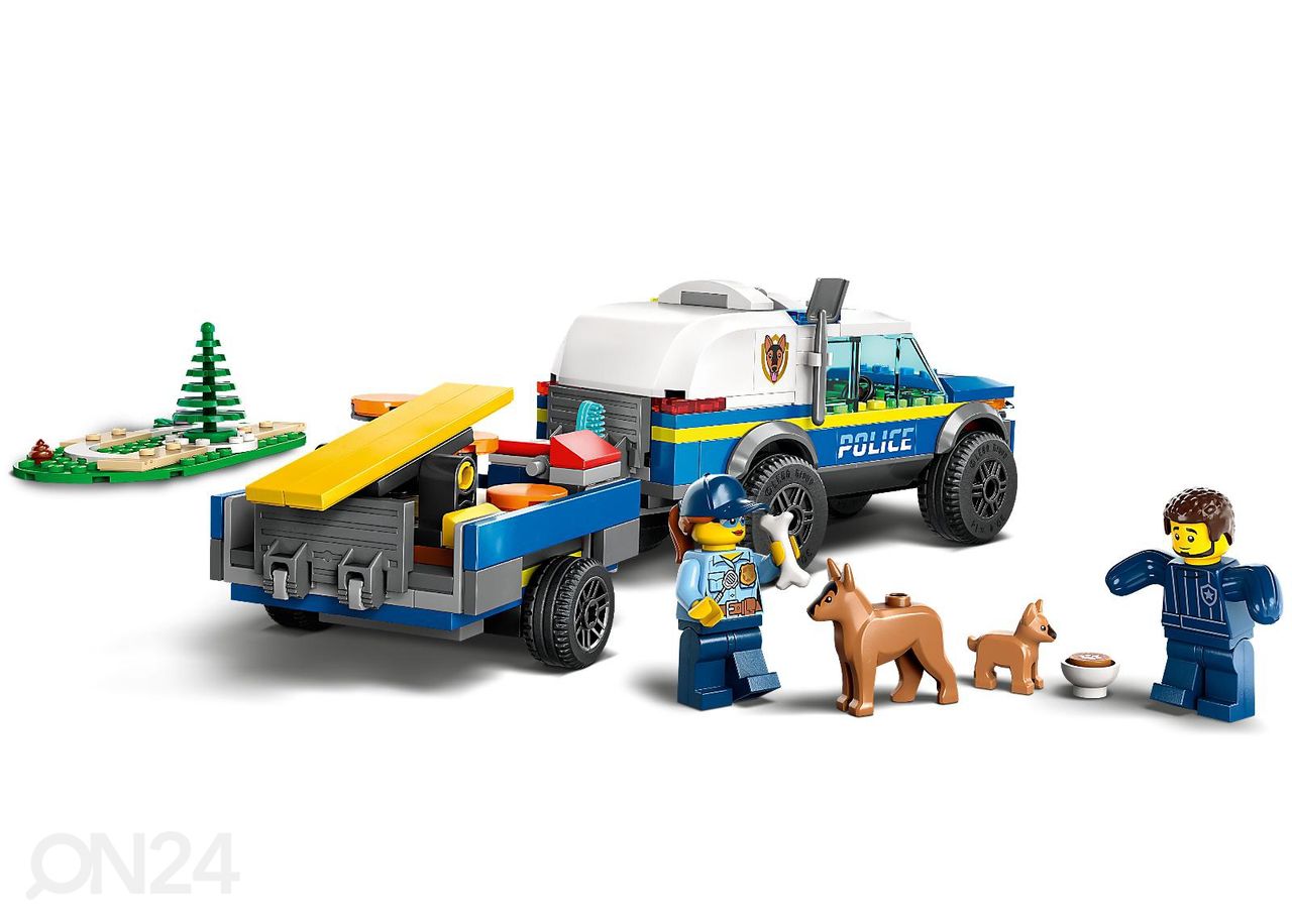 LEGO City Mobiilne politseikoera treening suurendatud