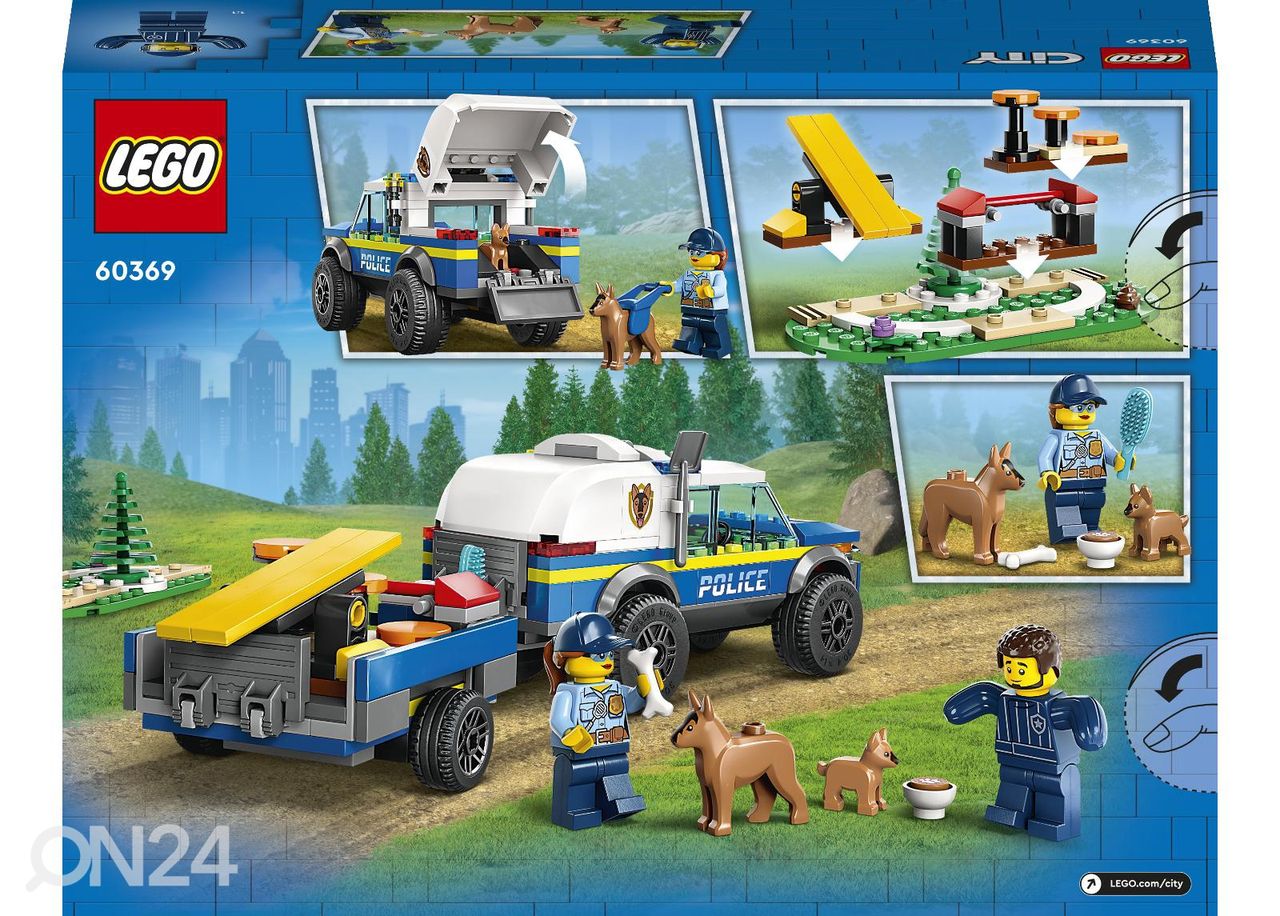 LEGO City Mobiilne politseikoera treening suurendatud