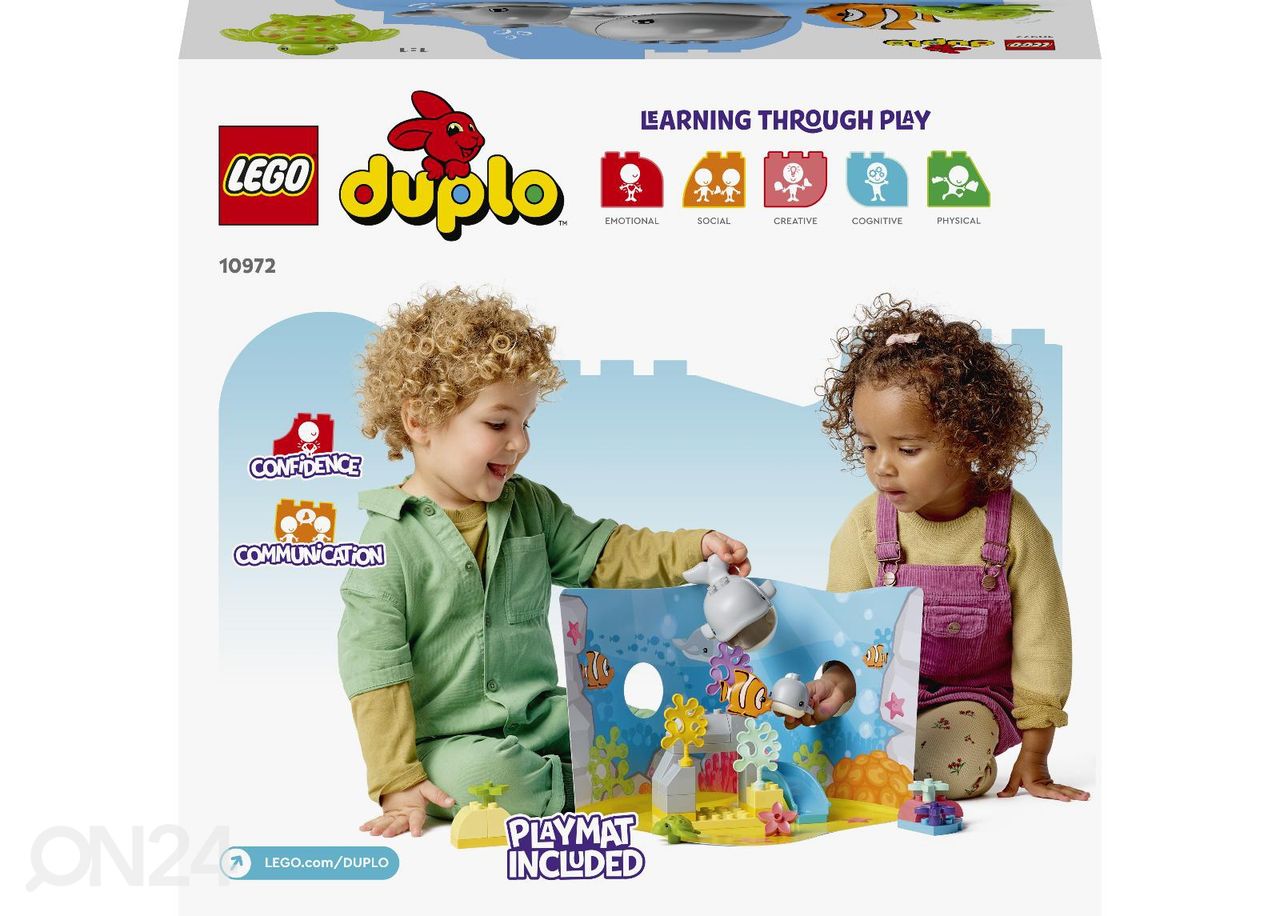 LEGO DUPLO Ookeani loomad suurendatud