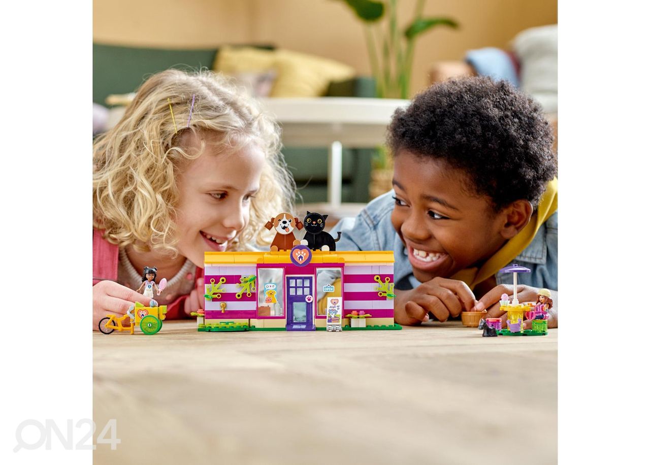 LEGO Friends Lemmikloomade adopteerimise kohvik suurendatud