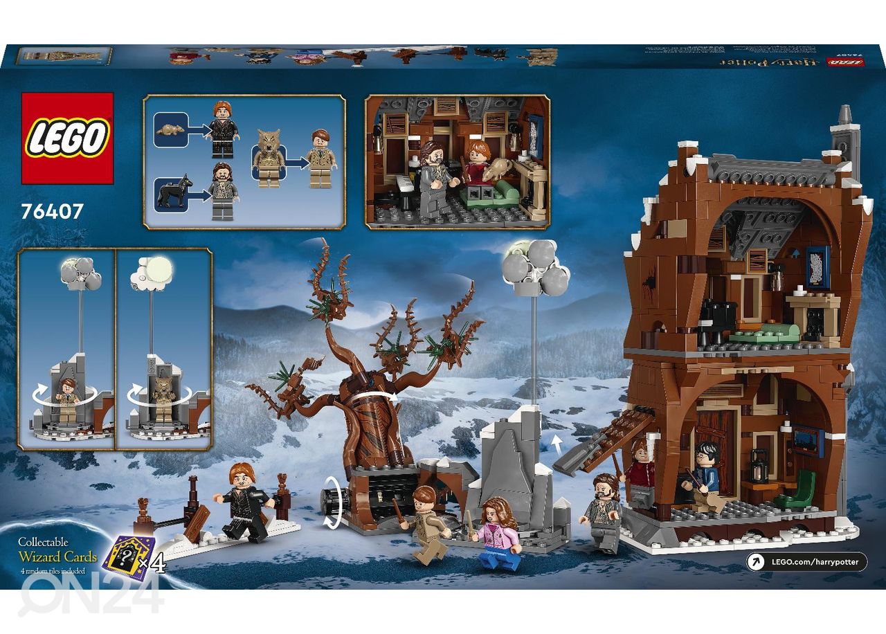 LEGO Harry Potter Huilgav hurtsik ja peksja paju suurendatud