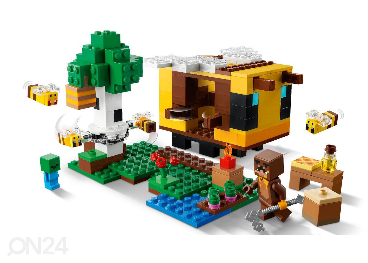 LEGO Minecraft Mesilasemajake suurendatud