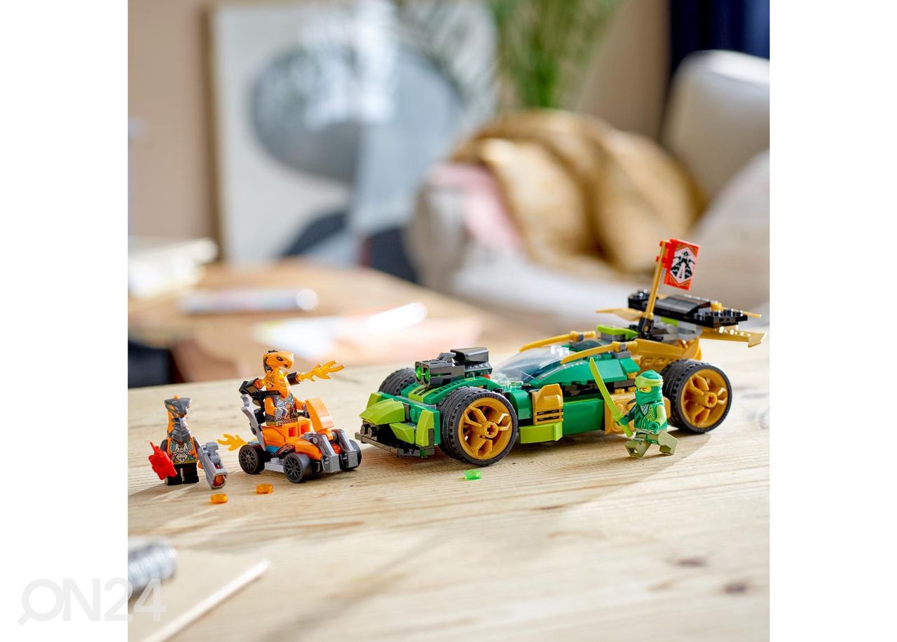 LEGO Ninjago Lloydi võidusõiduauto EVO suurendatud