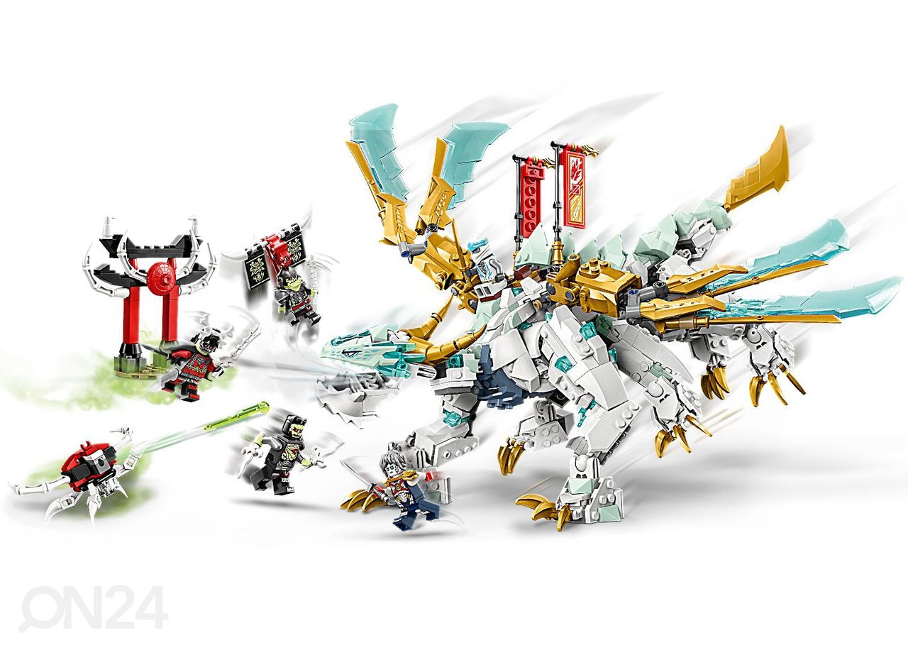 LEGO Ninjago Zane’i jäädraakoniolend suurendatud