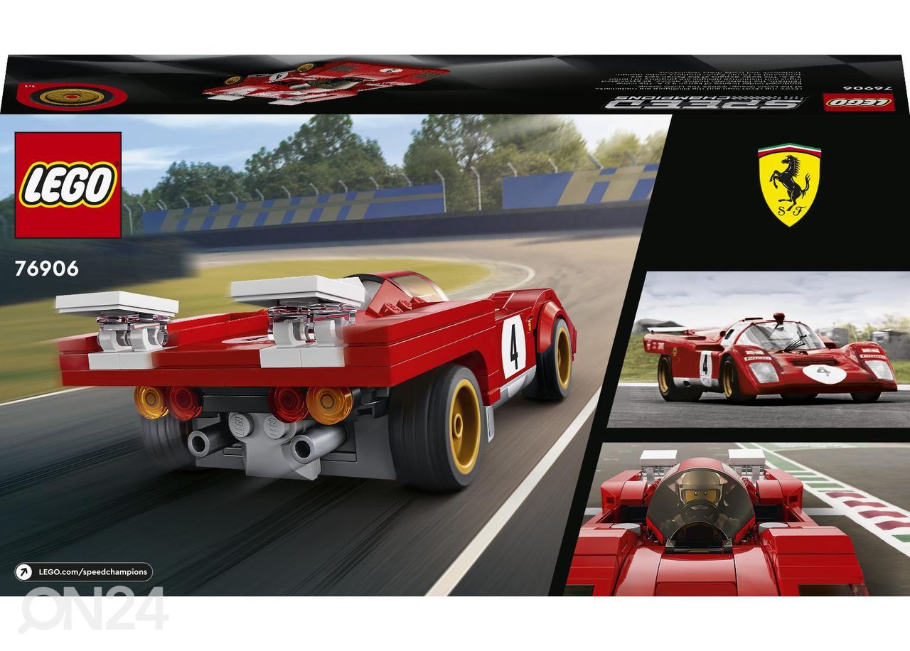 LEGO Speed Champions 1970 Ferrari 512M suurendatud
