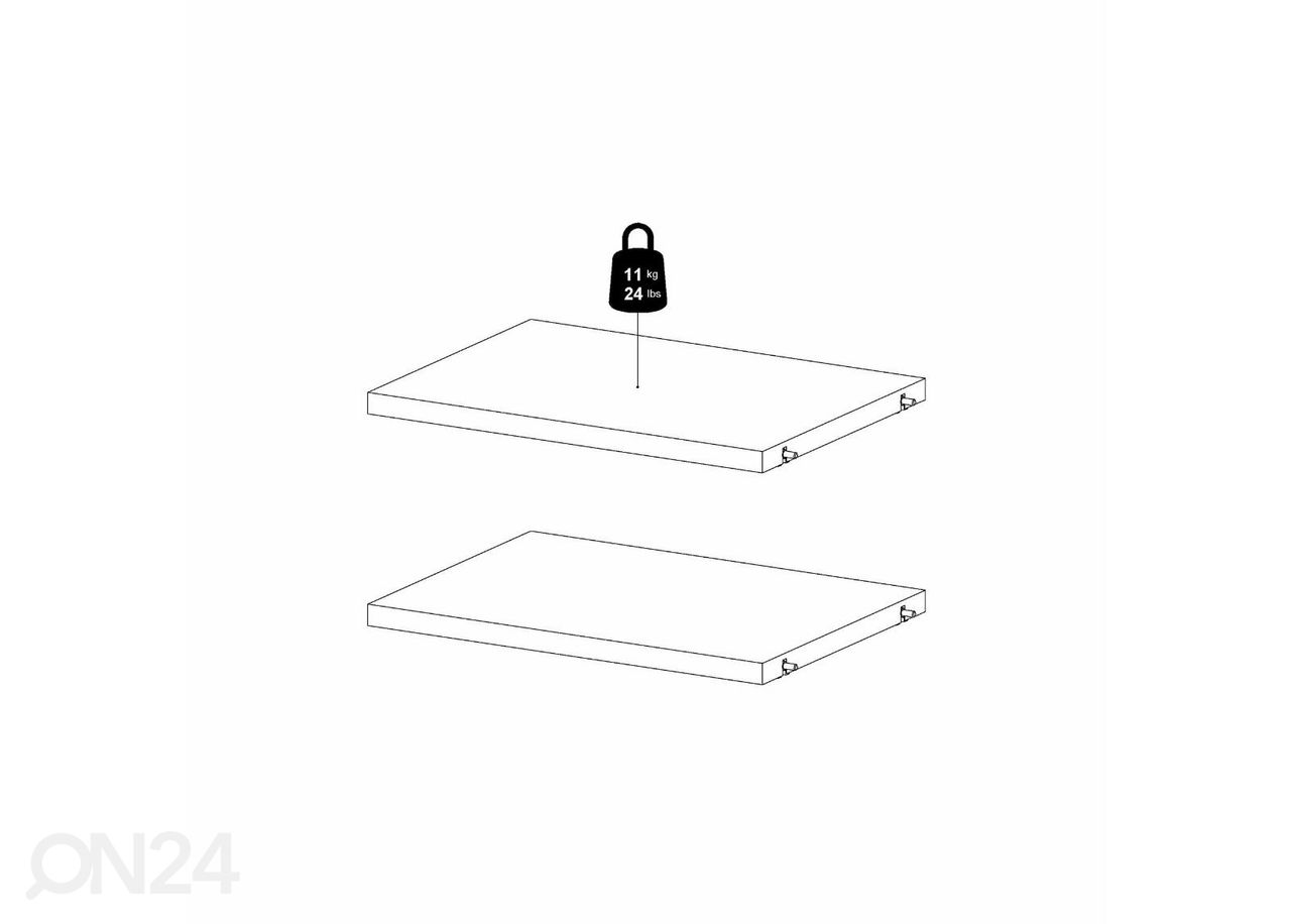 Lisariiulite komplekt Basic suurendatud