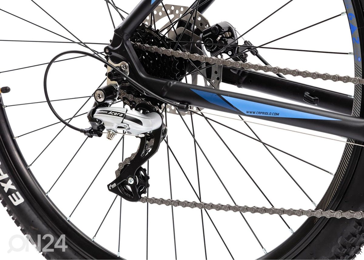 Maastikuratas MTB 9.2 29", must-sinine suurendatud