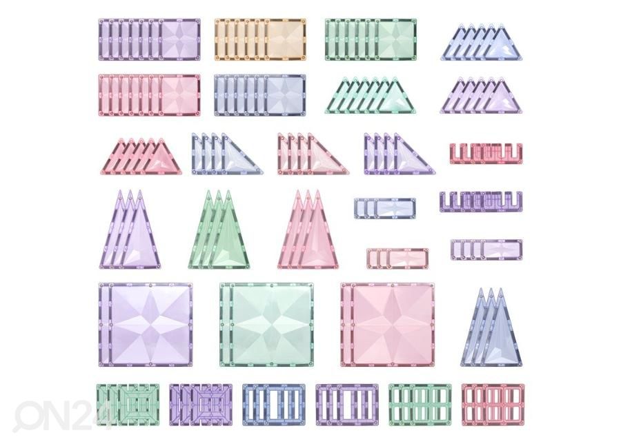 Magnetklotsid MNTL pastell, 120 osa suurendatud