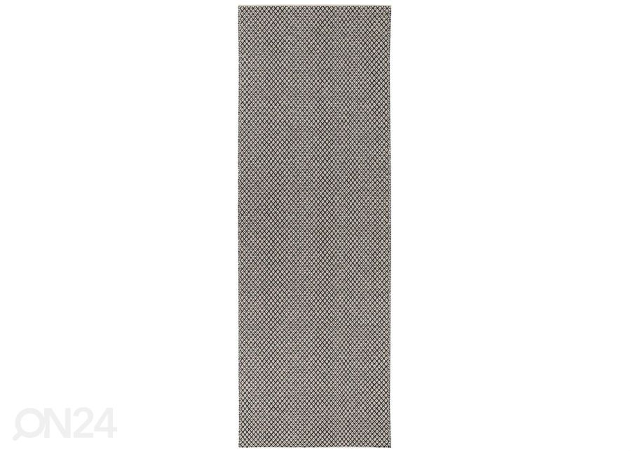 Narma plastikvaip Diby black-cream 70x200 cm suurendatud