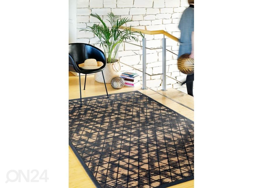 Narma smartWeave® BASIC vaip Kuma carbon 100x160 cm suurendatud