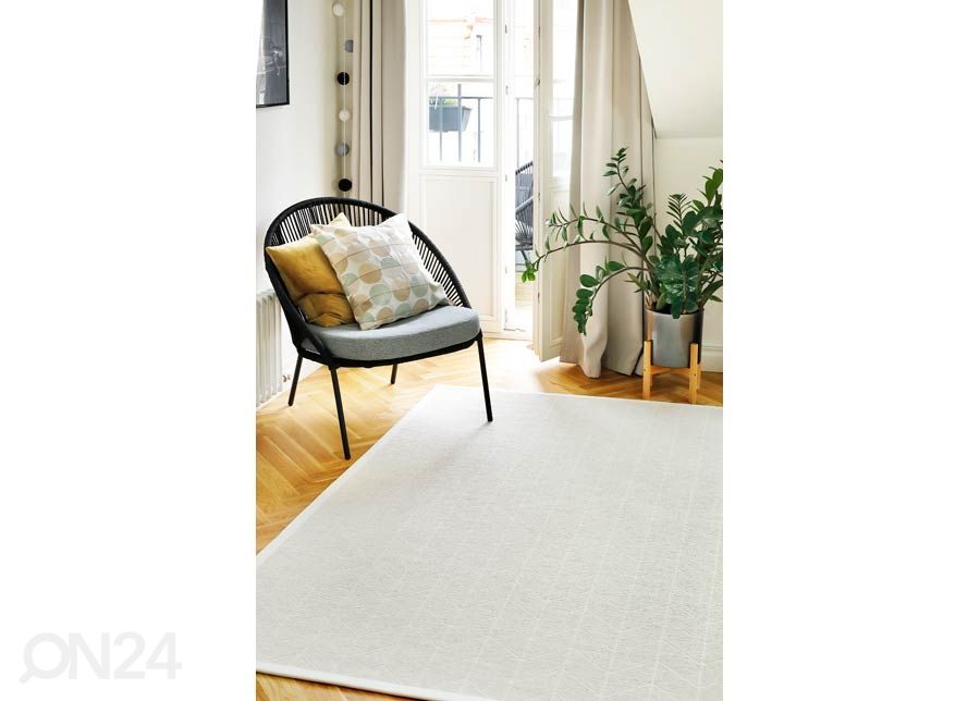 Narma smartWeave® BASIC vaip Tali white 140x200 cm suurendatud