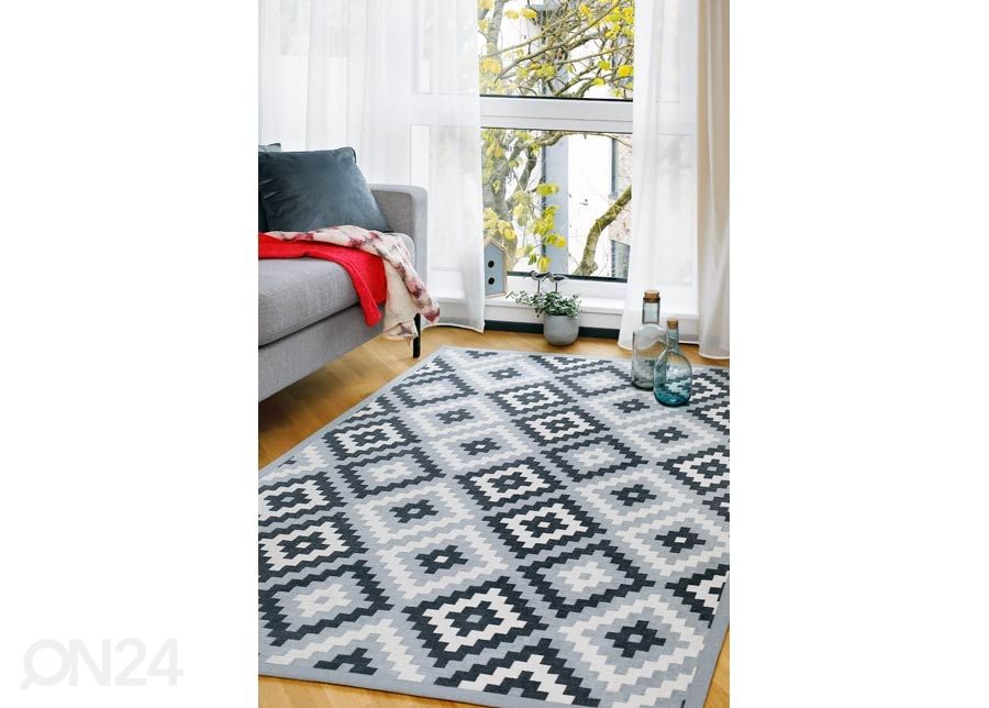 Narma smartWeave® TWIN vaip Saka silver 100x160 cm suurendatud