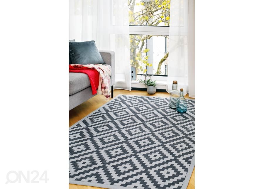 Narma smartWeave® TWIN vaip Saka silver 100x160 cm suurendatud