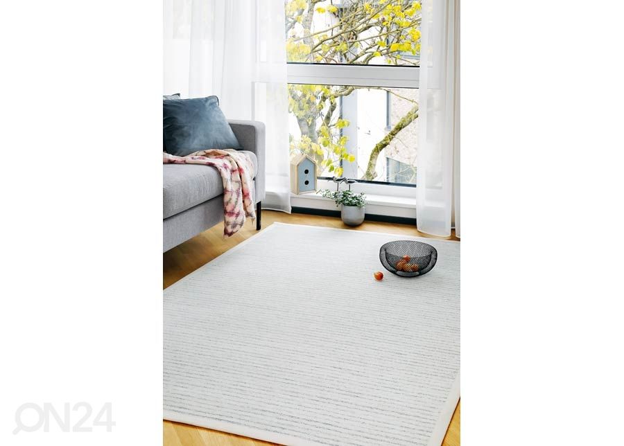 Narma smartWeave® vaip Kuma white 100x160 cm suurendatud