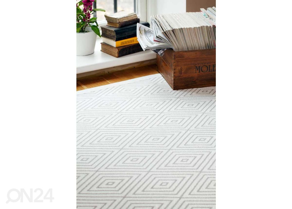 Narma smartWeave® vaip Kuninga white 70x140 cm suurendatud