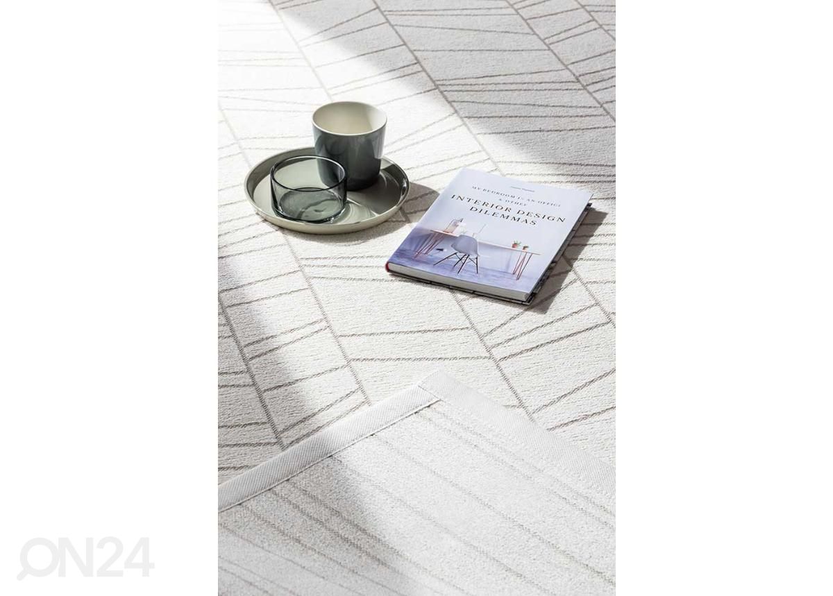 Narma smartWeave® vaip Loona white 140x200 cm suurendatud