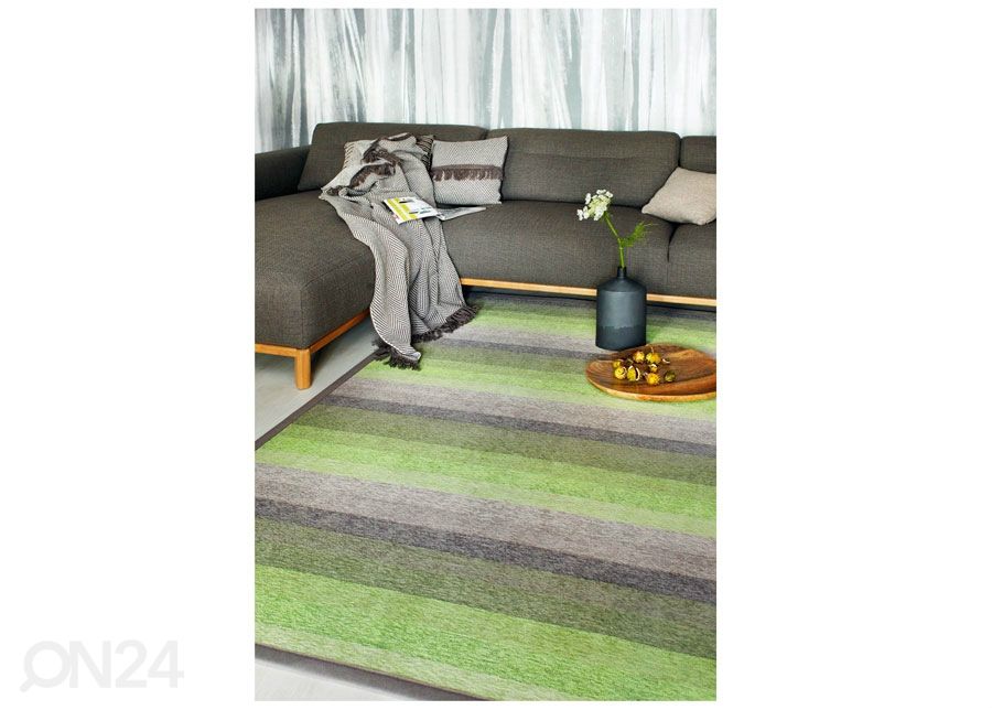 Narma smartWeave® vaip Luke green 140x200 cm suurendatud