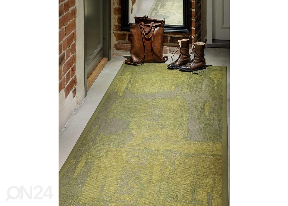 Narma smartWeave® vaip Nedrema olive 100x240 cm suurendatud