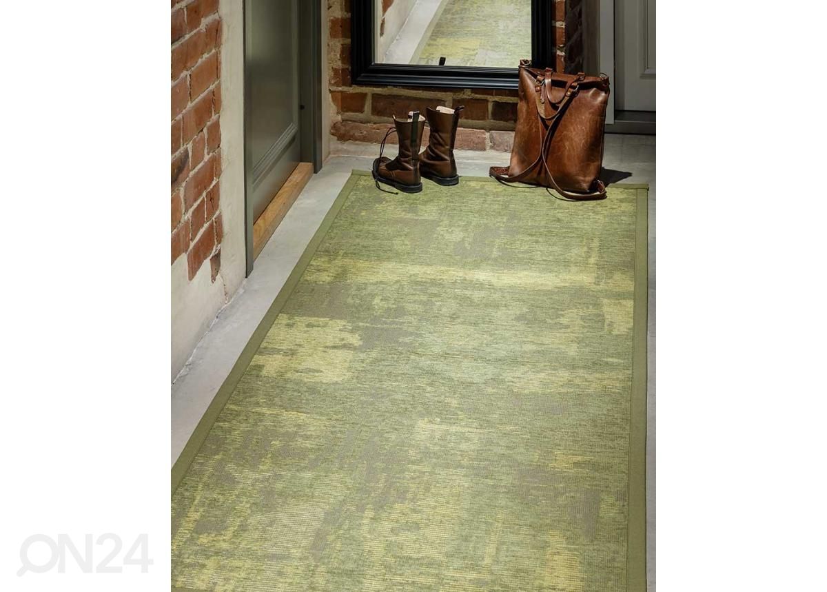 Narma smartWeave® vaip Nedrema olive 100x240 cm suurendatud