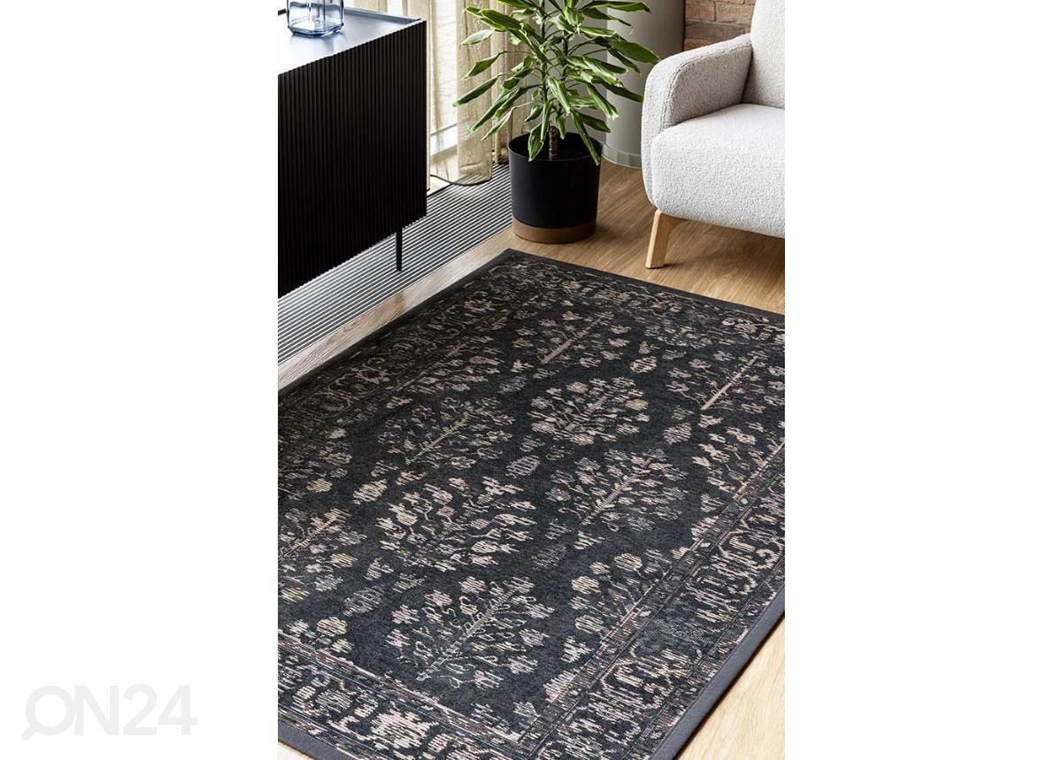 Narma smartWeave® vaip Reigi carbon multi 140x200 cm suurendatud