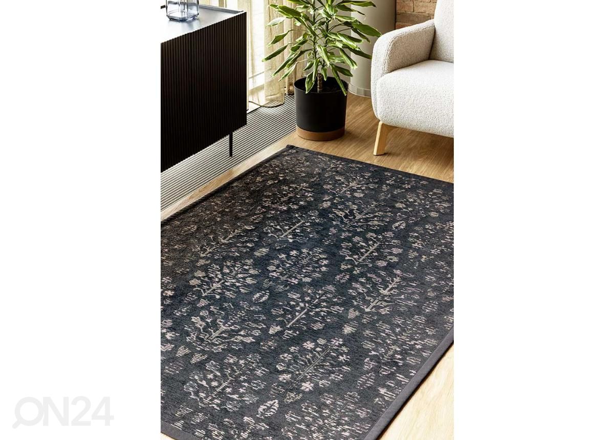 Narma smartWeave® vaip Reigi carbon multi 140x200 cm suurendatud