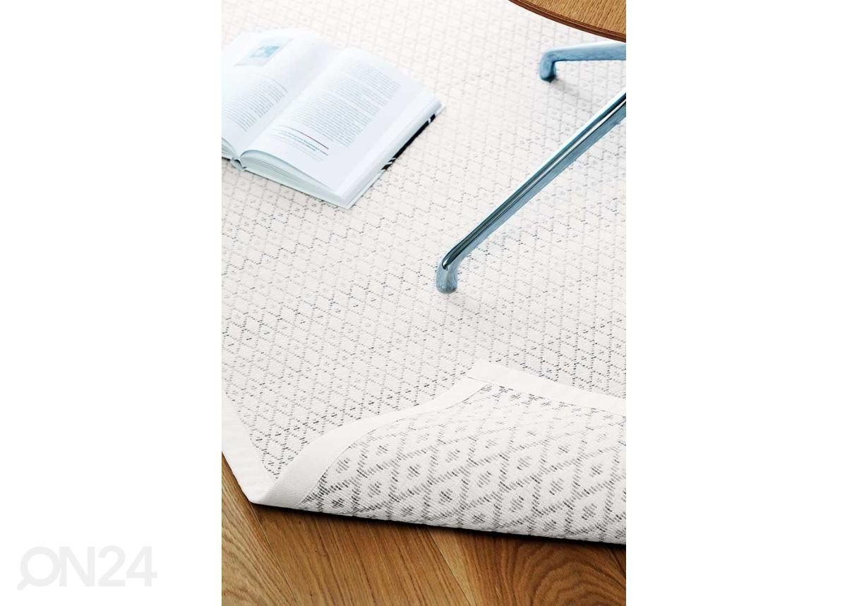 Narma smartWeave® vaip Tsirgu white 80x250 cm suurendatud