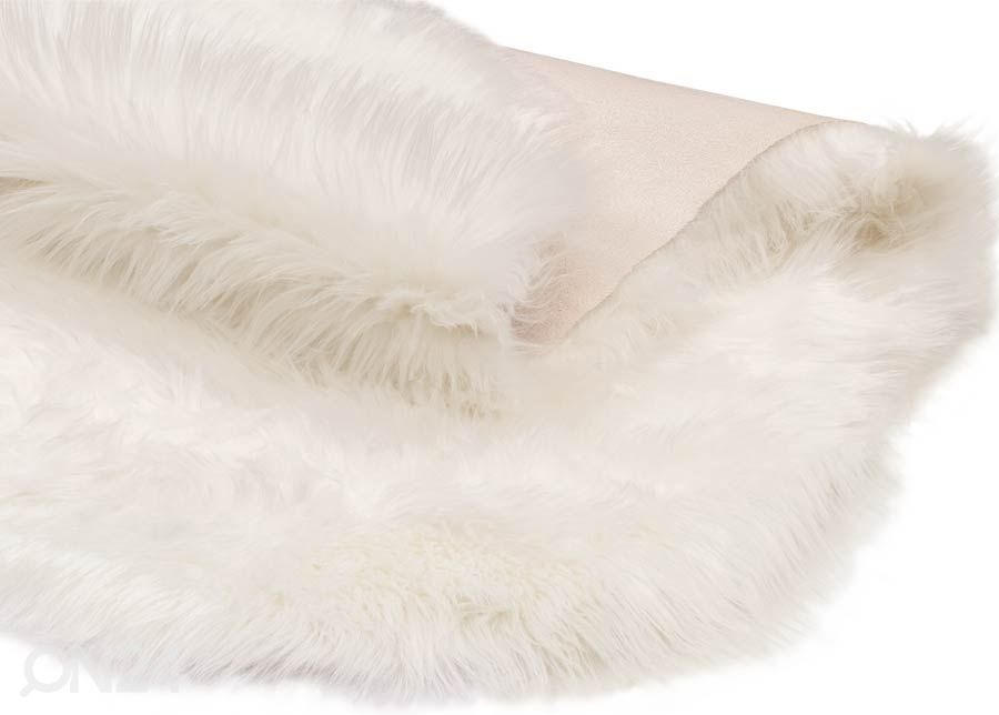 Narma Vegan Fur plüüsvaip Dolly ivory 60x160 cm suurendatud