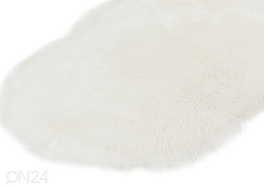 Narma Vegan Fur plüüsvaip Dolly ivory 60x90 cm suurendatud