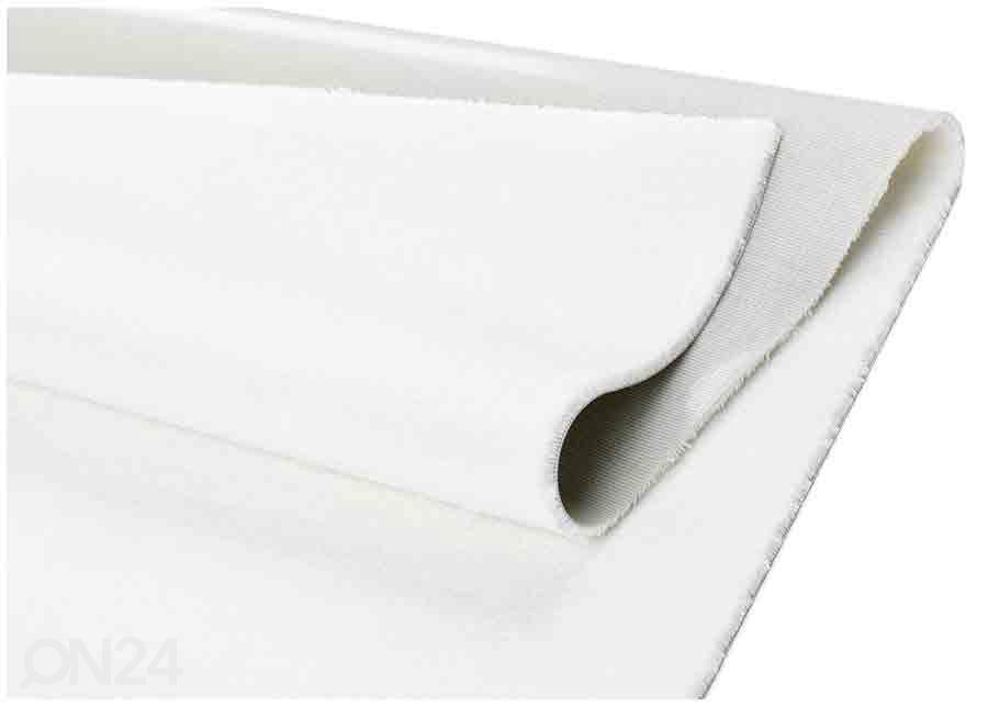 Narma veluurvaip Eden white 67x133 cm suurendatud